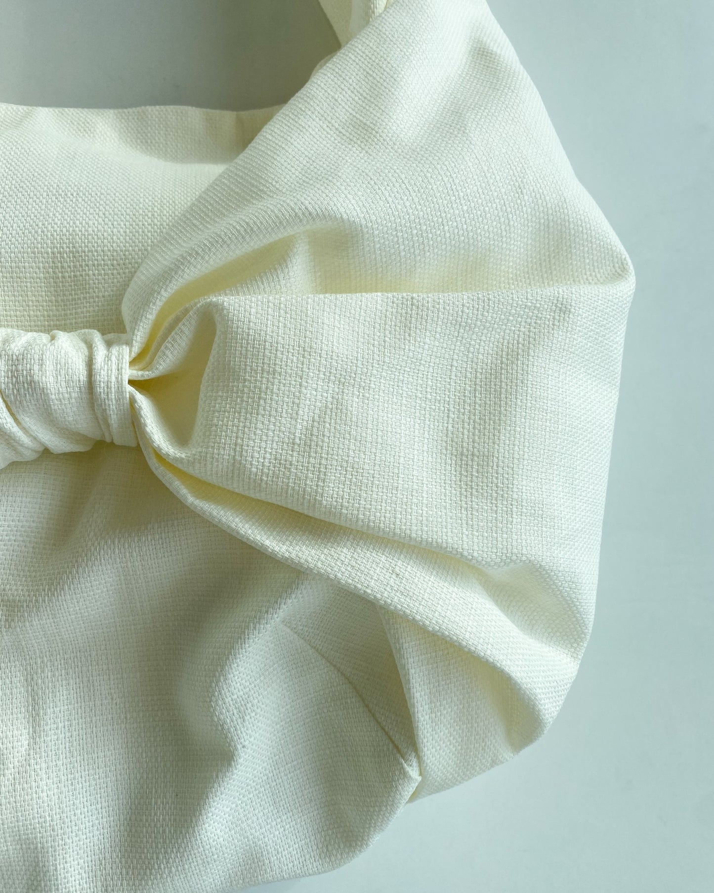 Bow Tote Bag - Linen Touch