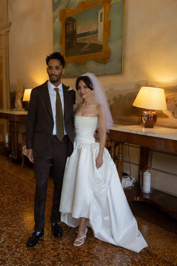 British Vogue: "This Bride’s Wedding Gown Was Inspired  By Audrey Hepburn In Sabrina"