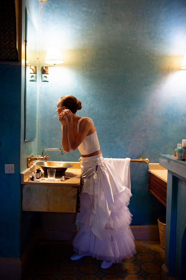 British Vogue: "This Fashion Editor Designed A Clever Three-Part Bridal Look She Can Actually Wear Again"