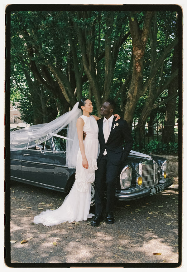 British Vogue: "This Bride Designed Both Her Wedding Dresses And Those Of Her Flower Girls"