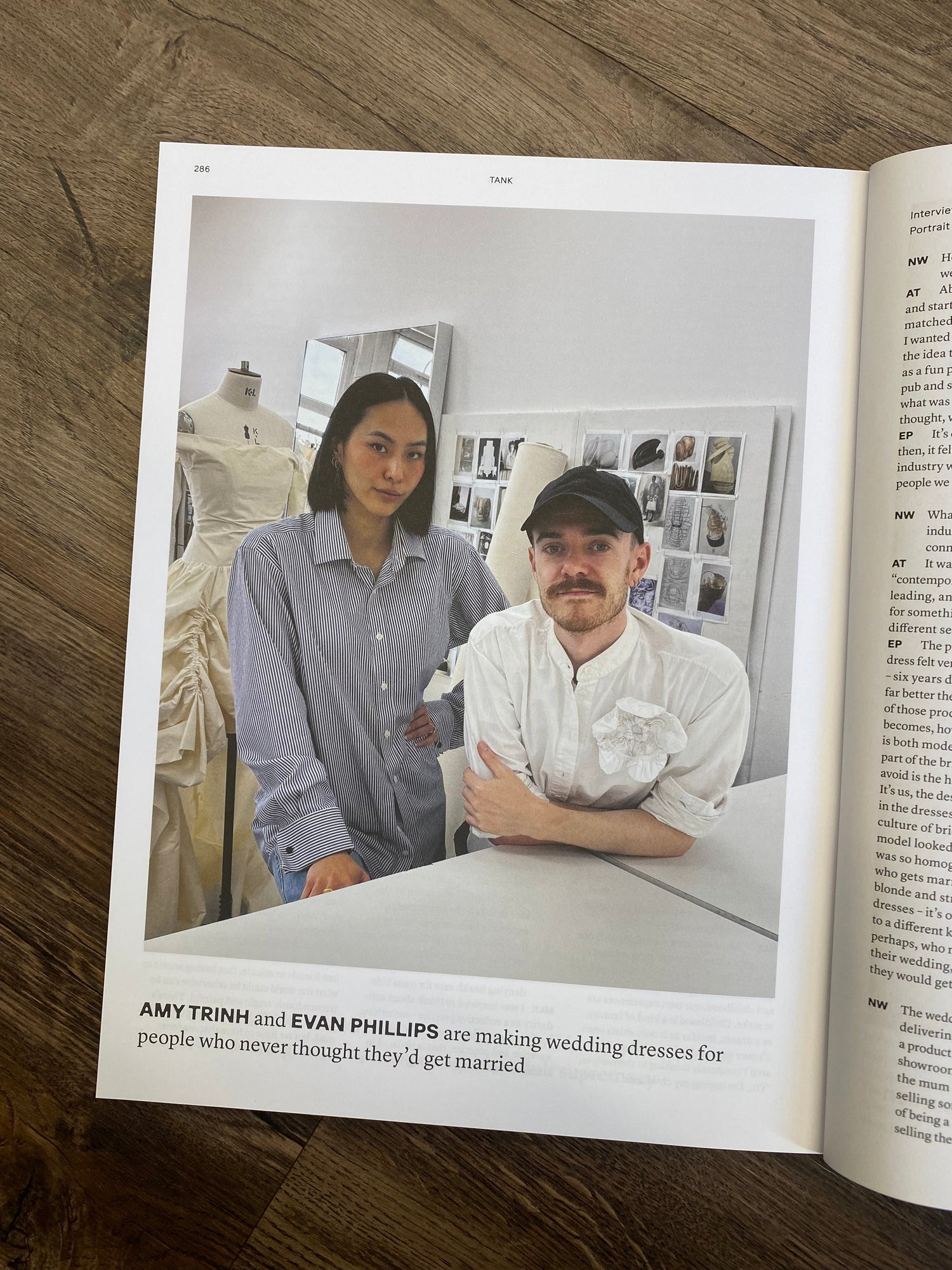AMY TRINH and EVAN PHILLIPS are making wedding dresses for people who never thought they’d get married