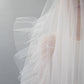 LAPIS SIDE FRILL VEIL