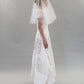 SEQUIN BOW VEIL
