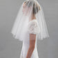 SEQUIN BOW VEIL