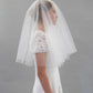 SEQUIN BOW VEIL