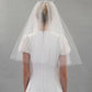 SEQUIN BOW VEIL