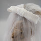 SEQUIN BOW VEIL