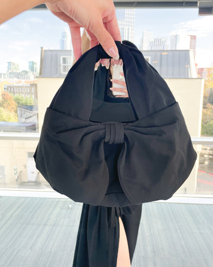 Mini Bow Bag - Twill
